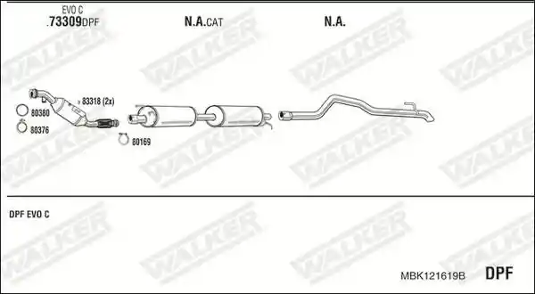 WALKER MBK121619B