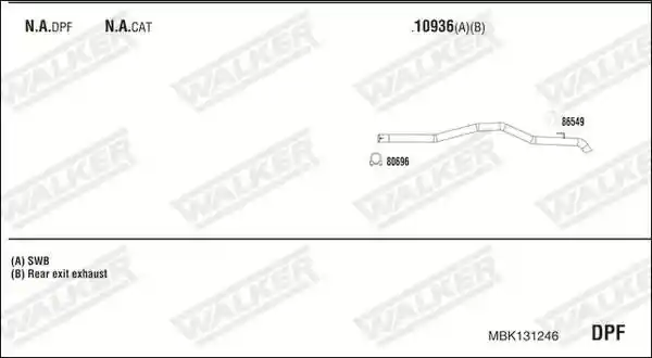 WALKER MBK131246