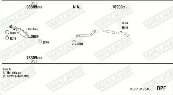 WALKER MBK131254B