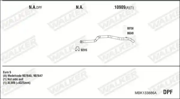 WALKER MBK133886A