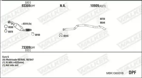 WALKER MBK136001B