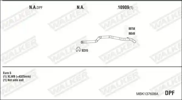 WALKER MBK137608A
