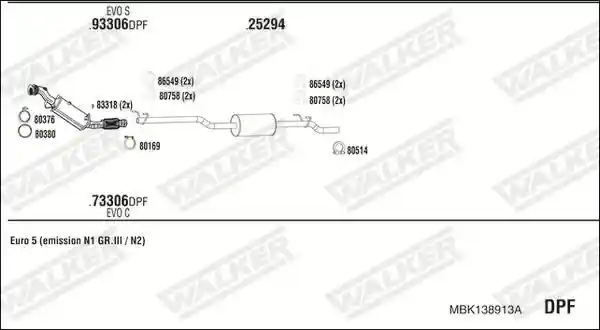 WALKER MBK138913A