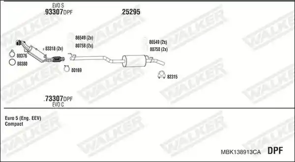 WALKER MBK138913CA