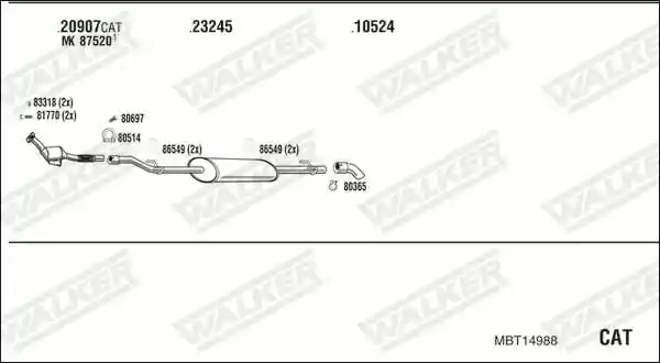 WALKER MBT14988