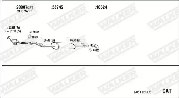 WALKER MBT15005