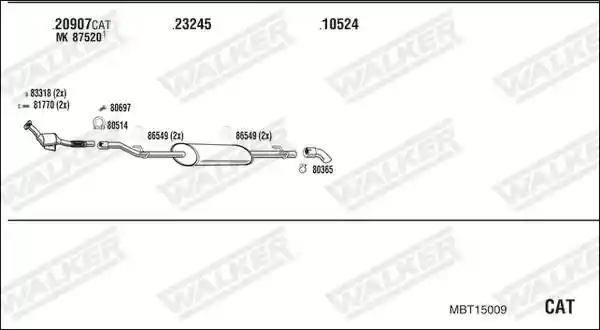 WALKER MBT15009