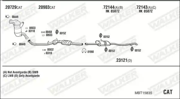 WALKER MBT15835