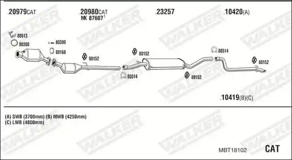 WALKER MBT18102