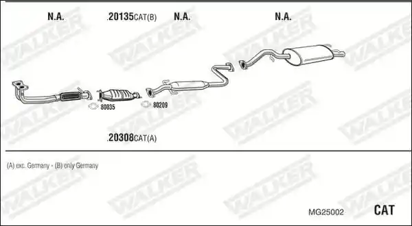 WALKER MG25002