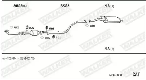 WALKER MG45000