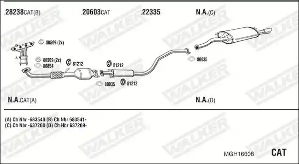 WALKER MGH16608