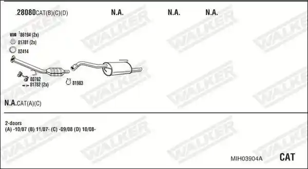 WALKER MIH03904A