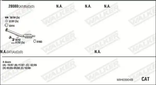 WALKER MIH03904B
