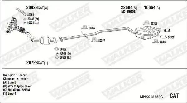 WALKER MNK015889A