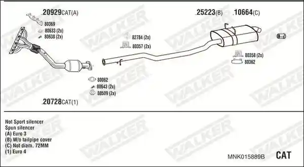 WALKER MNK015889B