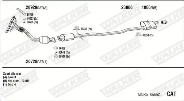 WALKER MNK015889C