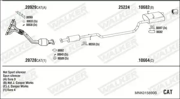 WALKER MNK015890B