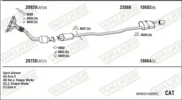 WALKER MNK015890C