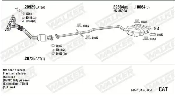 WALKER MNK017816A