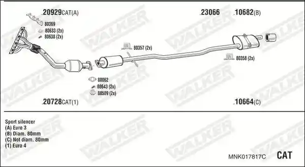 WALKER MNK017817C