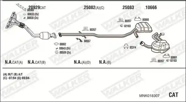 WALKER MNK018307