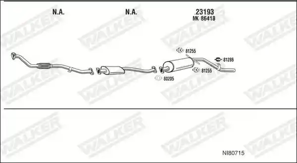 WALKER NI80715