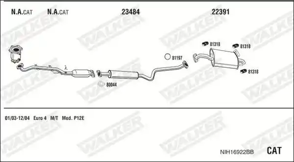 WALKER NIH16922BB