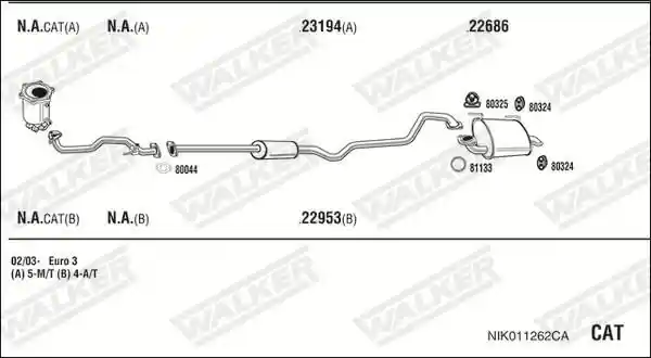 WALKER NIK011262CA