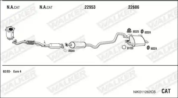 WALKER NIK011262CB