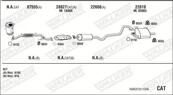 WALKER NIK015110A