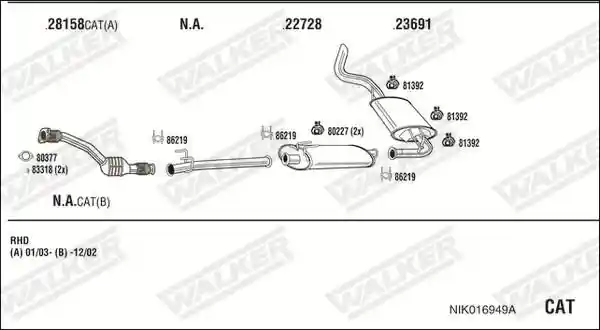 WALKER NIK016949A