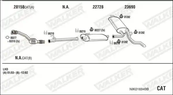 WALKER NIK016949B