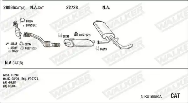 WALKER NIK016950A