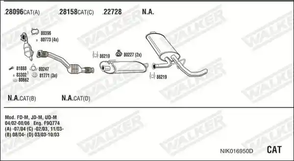 WALKER NIK016950D