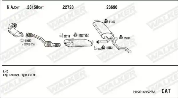 WALKER NIK016952BA