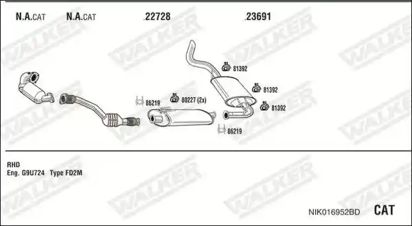 WALKER NIK016952BD