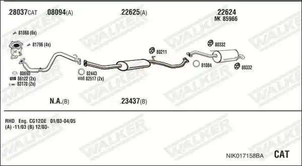 WALKER NIK017158BA