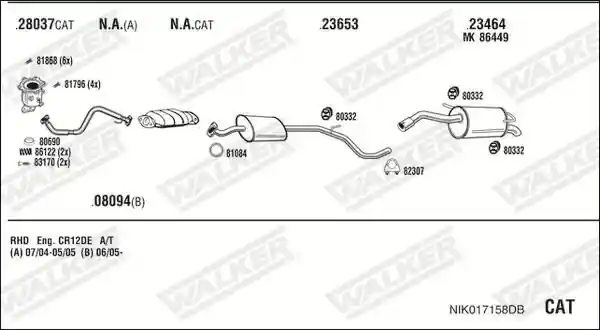 WALKER NIK017158DB