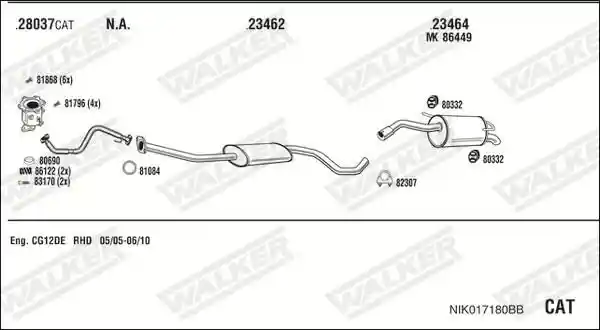 WALKER NIK017180BB