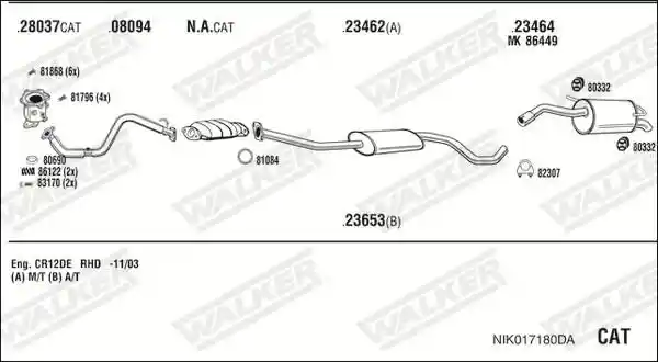 WALKER NIK017180DA