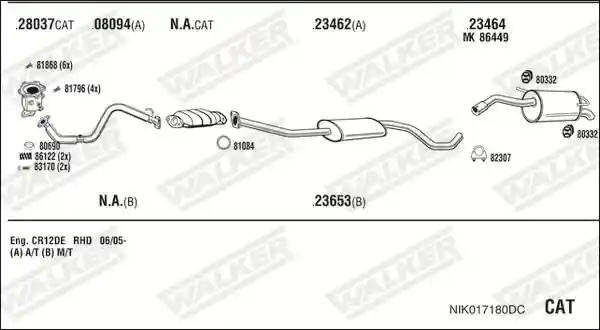 WALKER NIK017180DC