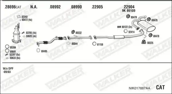 WALKER NIK017887AA
