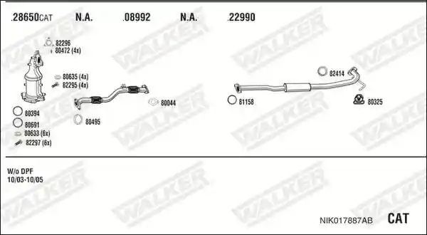 WALKER NIK017887AB