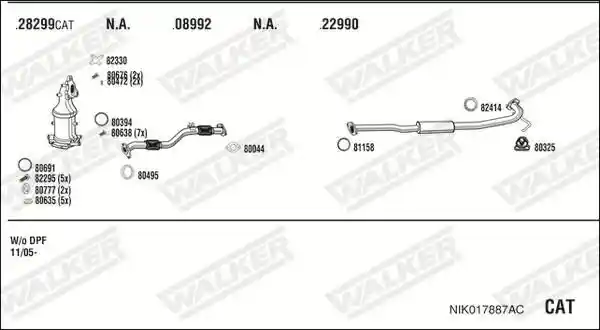 WALKER NIK017887AC