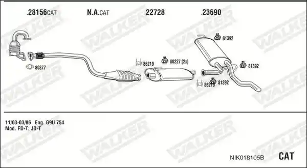 WALKER NIK018105B