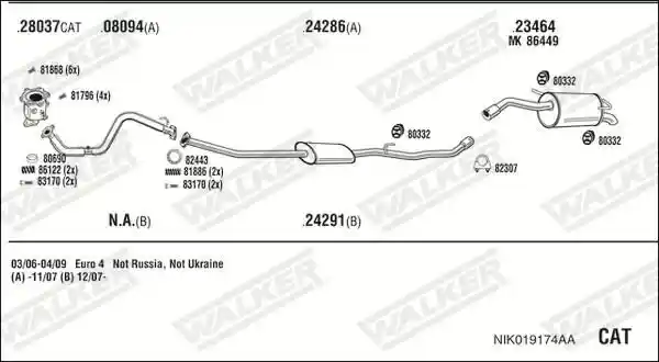 WALKER NIK019174AA