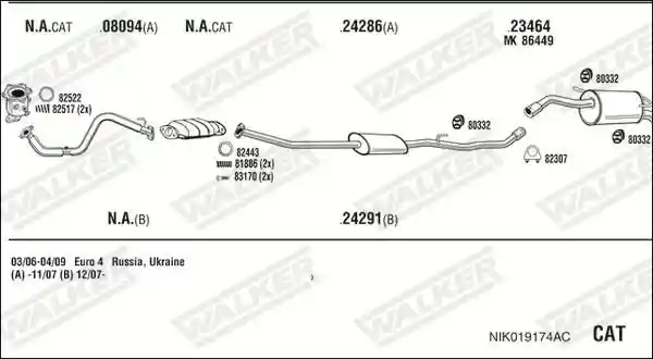 WALKER NIK019174AC