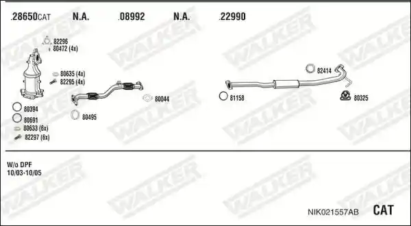 WALKER NIK021557AB