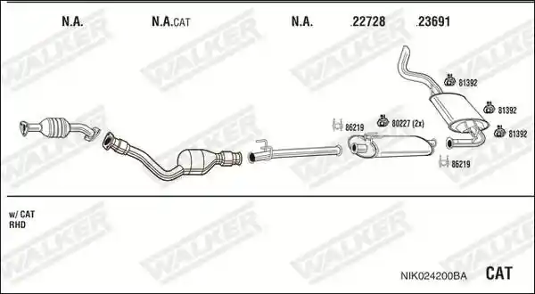 WALKER NIK024200BA